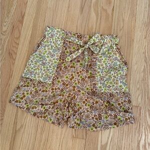 Scotch & Soda Mason Scotch Floral Pink High Waisted Shorts Sz Small